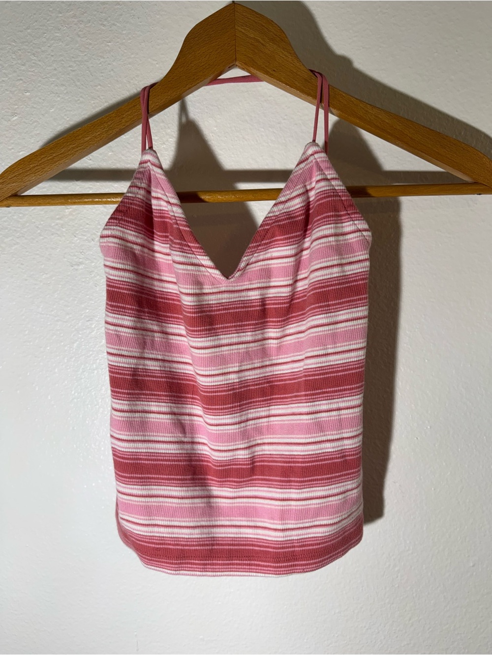 Striped Pink Cami Tank Top